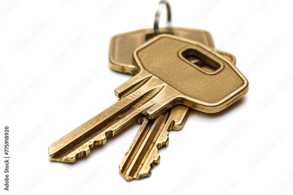 Aufkleber A pile of keys neatly arranged on a surface. Suitable for various concepts and designs