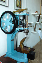 old shoe fabrication machine