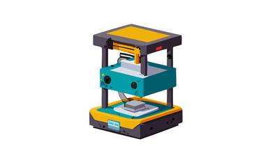 illustrazione di stampante 3D