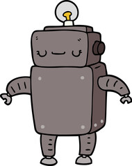 cartoon robot