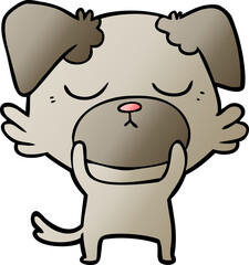 cute cartoon dog