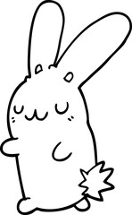 cute cartoon rabbit