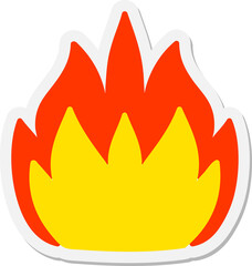 flame sticker