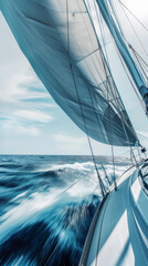 Dynamic Sailing Experience Aboard Yacht