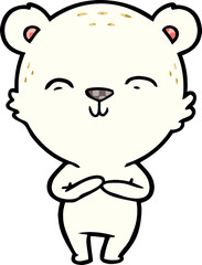 Fototapeta premium happy cartoon bear