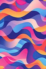 wavy colorful background 