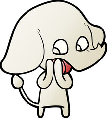 cute cartoon elephant