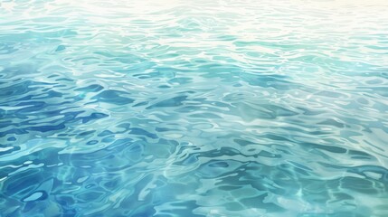 Fototapeta na wymiar A beautiful painting of water waves. Suitable for various design projects