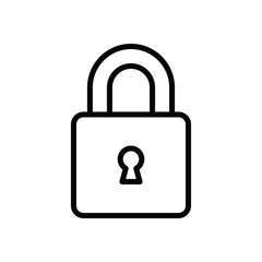 seo lock vector icon