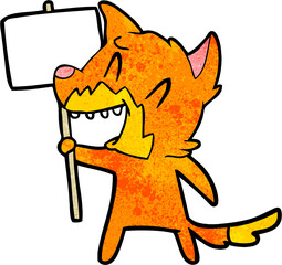 laughing fox cartoon