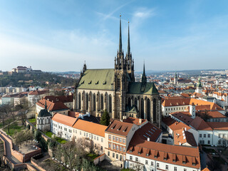 Cathedral of St. Peter and Paul in Brno, Czechia - 775931783