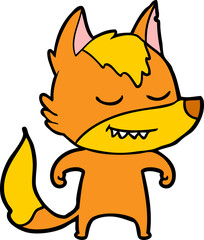fox cartoon character