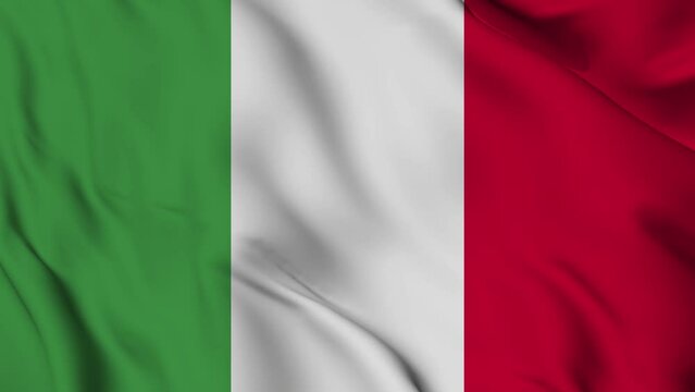 Italy waving flag