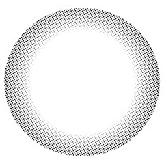 Halftone dots round frame