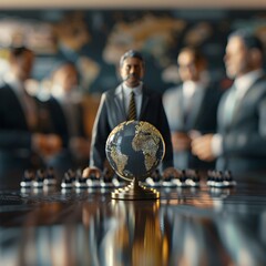 Leader Addressing Global Webinar Influencing Across Geographical Boundaries