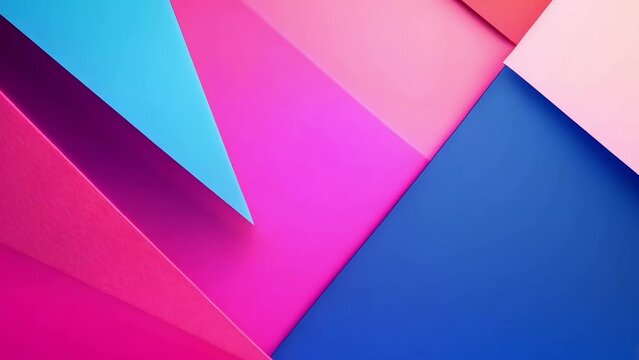 Abstract colorful paper background with geometric shapes