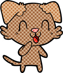 laughing cartoon dog