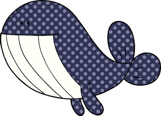 cartoon whale