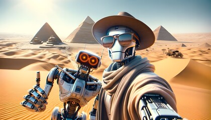 Desert Encounter with Advanced Robotics