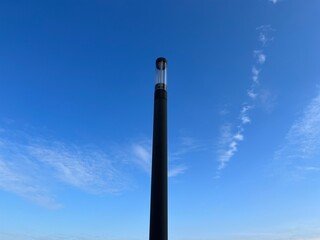 lamppost and sky in Tsim Sha Tsui. Hong Kong