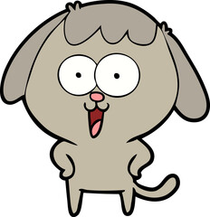 cute cartoon dog
