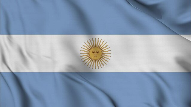 Argentina waving flag