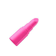 Batom rosa 3d render isolado