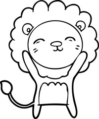 cartoon lion