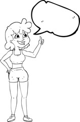 happy gym woman giving thumbs up symbol