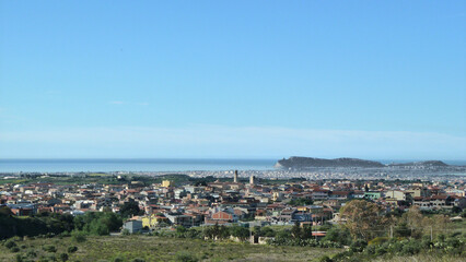 Fototapeta premium Vedute dell'area cagliaritana