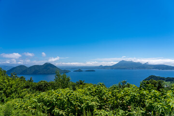 夏の洞爺湖