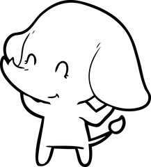 cute cartoon elephant