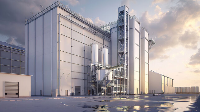 wallpaper of agro storage granary elevator at an agro processing plant for processing drying cleaning and storing agricultural products flour cereals and grain Granary bunkering of bulk cargoes 