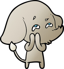 cartoon elephant remembering