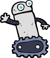 cartoon robot