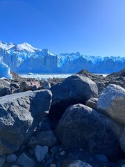 View of the perito moreno glacier
