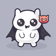 funny halloween character vec...