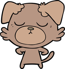 cute cartoon dog