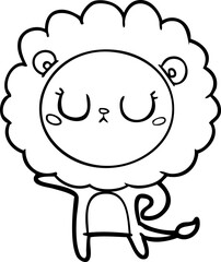 cartoon lion