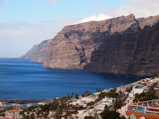 Naklejka premium Acantilados de los Gigantes - Cliffs of the Giants (Santiago del Teide, Tenerife, Canary Islands, Spain)