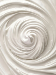 Smooth hand cream swirl background