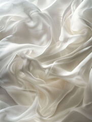 Obraz premium White silk background