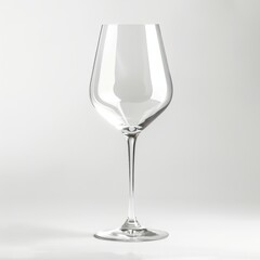 KS Wine glass simple design white background in the style.