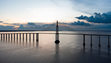 Ponte sobre o Rio Negro, Manaus-Amazonas-Brasil