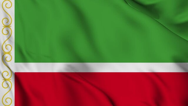 Chechen Republic flag