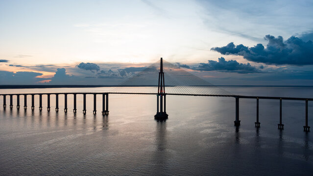 Ponte sobre o Rio Negro, Manaus-Amazonas-Brasil