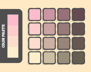 Pink pink bisque blanchedalmond color palette, colour matching, rgb colors, harmonious colours catalog