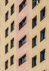 Fototapeta premium Windows of a high-rise building