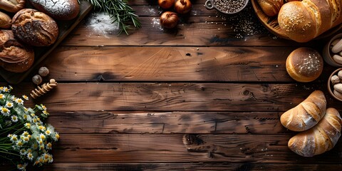 Wooden Table Reserved for Cafe s Baking Workshop a Community Gathering of Flavors and Friendships