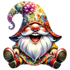 The Gnome was laughing Illustration